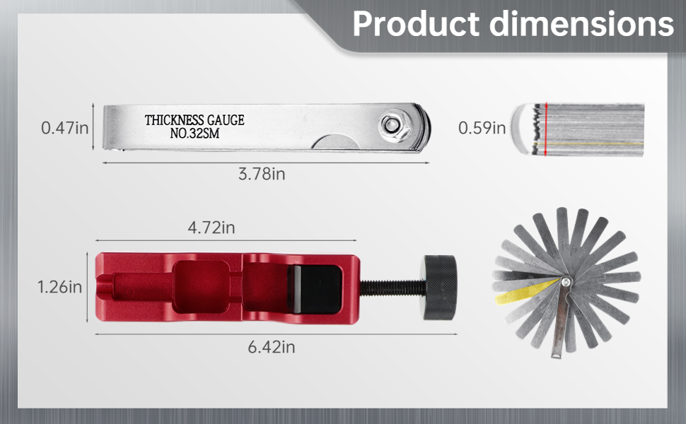 Universal Spark Plug Gap Tool, Spark Plug Tester with