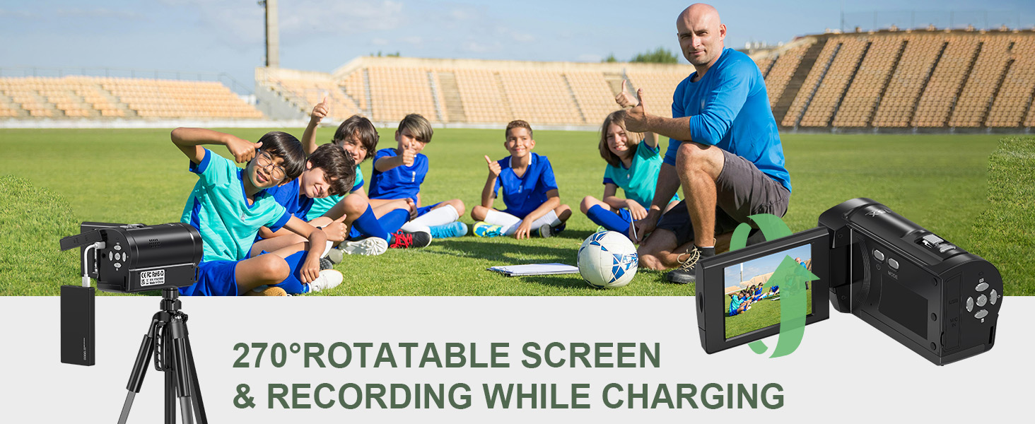 Camera zoom and rotation capabilities