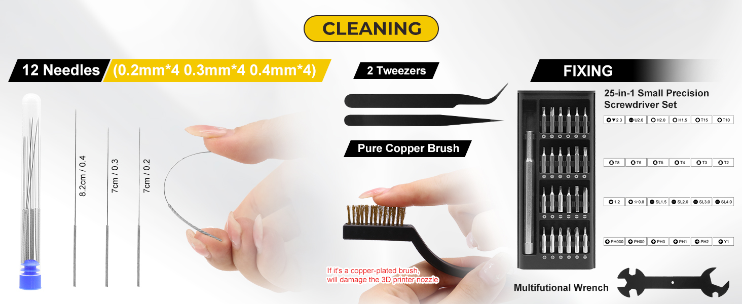 3d printer cleaning kit
