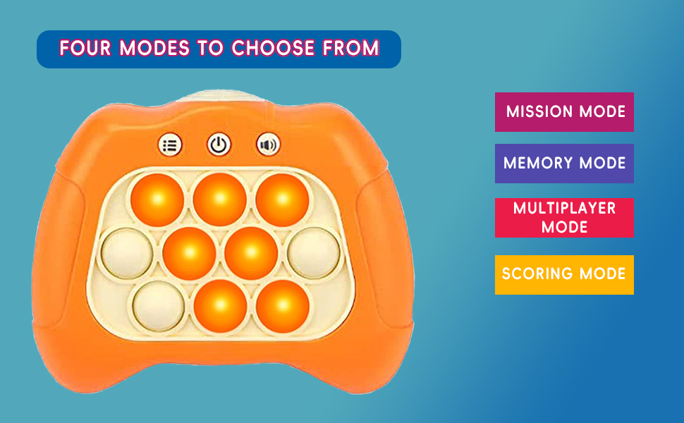 AIARGER Fast Push Game, Pop it Game,Light up pop it Game