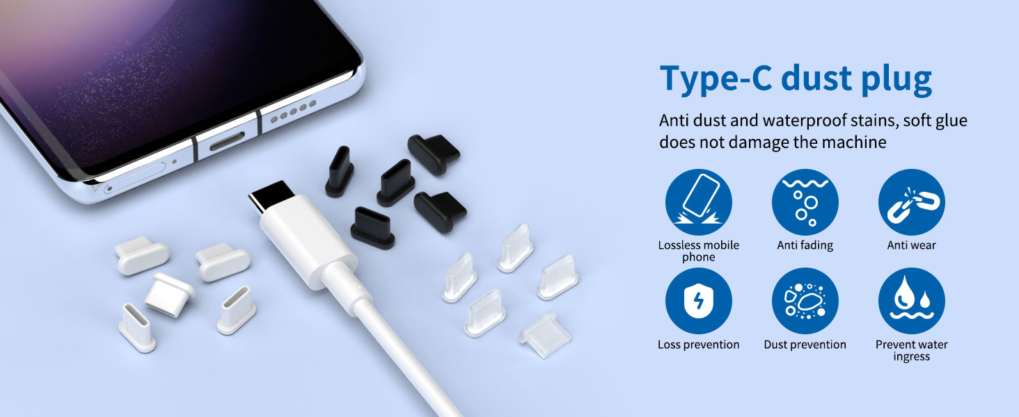 usb c dust plugs