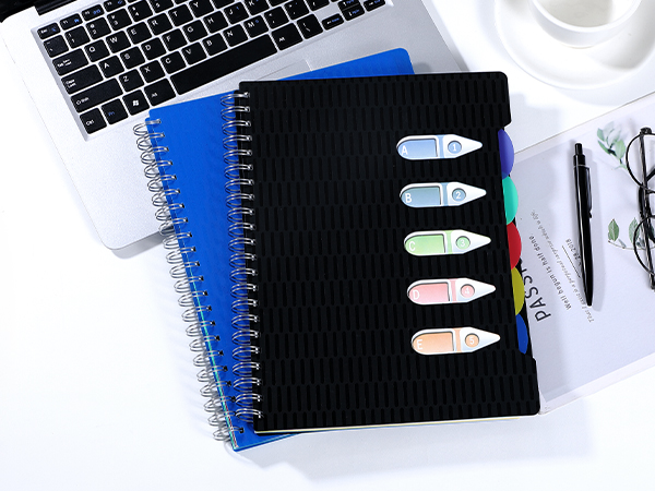miページ ୨୧ Amazon.com : CAGIE Small Spiral Notebook A6, Subject Pocket