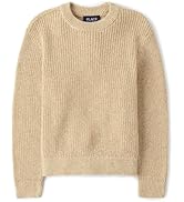 The Children's Place Boys' Long Sleeve Crew Neck Pullover Sweater