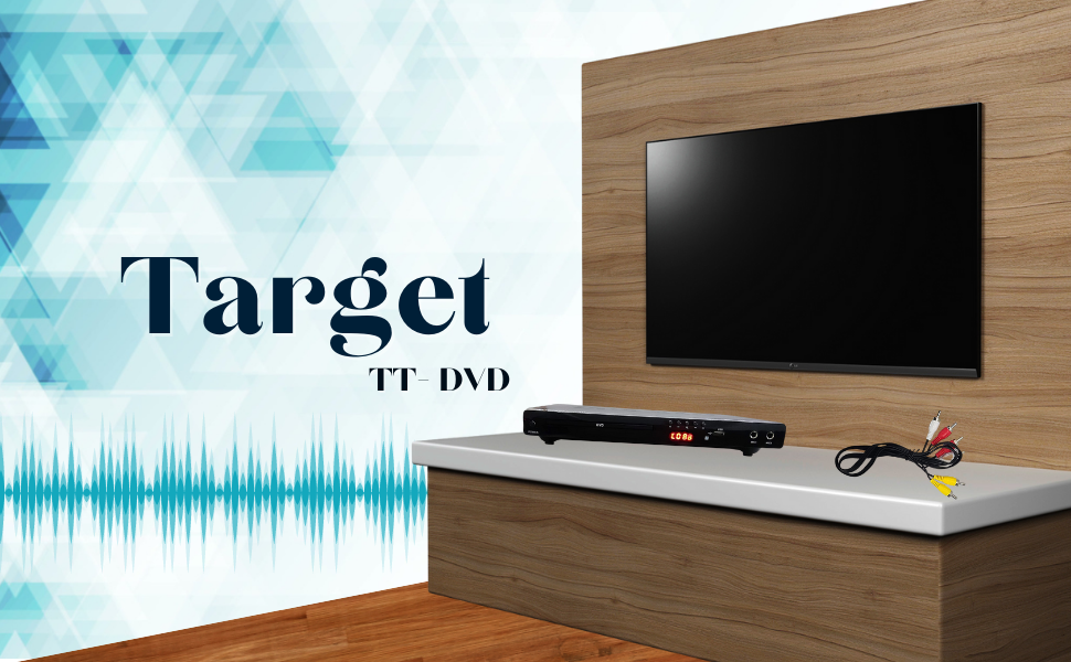 Target TT DVD 217 MPEG4 Technology 5.1 Channel DVD Player 100 watts