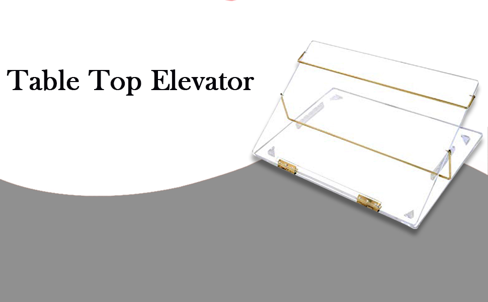 Radisson writing table top elevator desk small size 12/16 inch 8mm