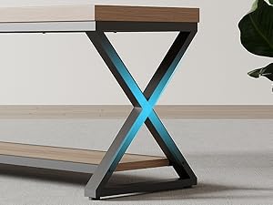 wood metal bench