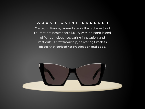 Amazon.com: SAINT LAURENT SL 214 KATE Cat-Eye Shape