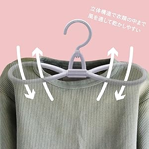 Amazon.co.jp: シービージャパン(CB JAPAN) 衣類ハンガー 首元を