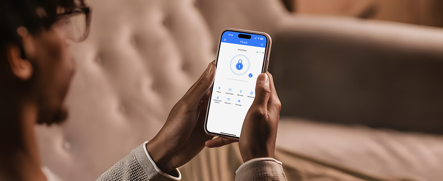 ApeStellar WiFi Smart Door Lock, Builtin WiFi Keyless Entry Door Lock