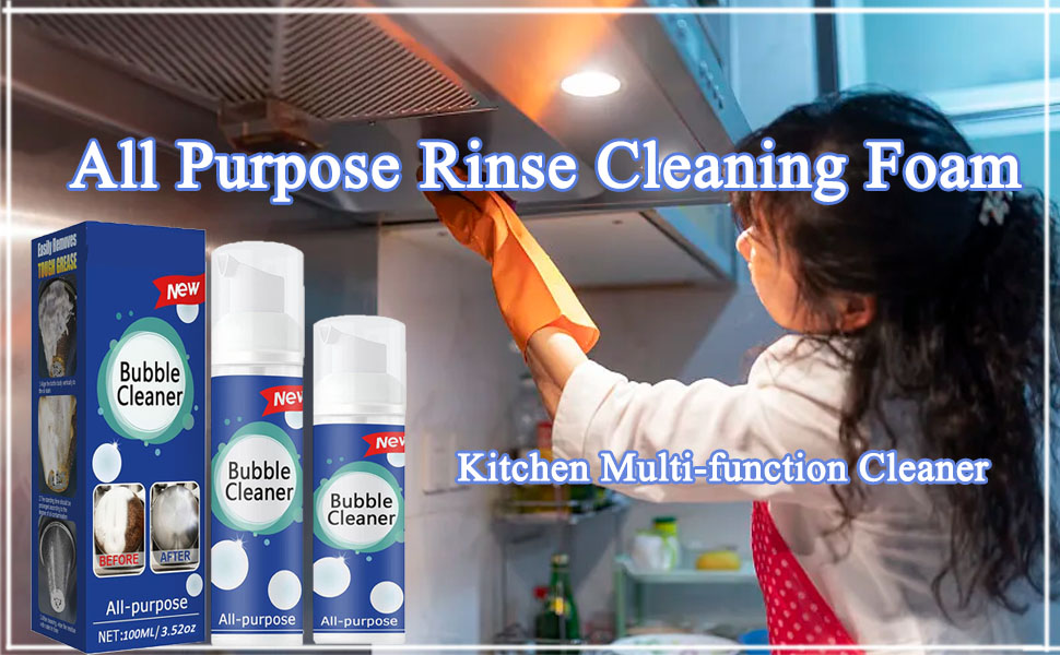 Dumalt Foam Cleaner, All Purpose Rinse Free Cleaning Spray