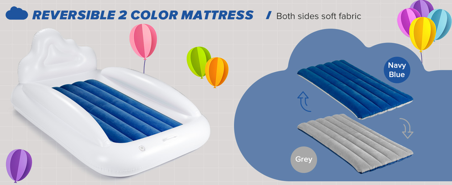USHMA Inflatable Toddler Travel Bed, Toddler Air Mattress