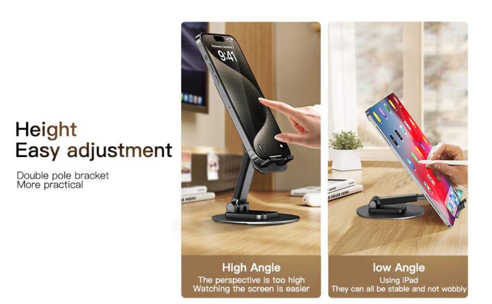 Stable phone holder for desk