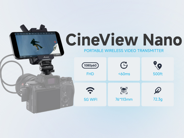 Amazon.com: Accsoon CineView Nano Wireless Video Transmitter