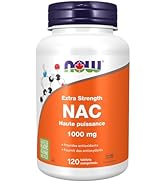 NOW Nac Extra Strength Tablets, 1000mg, 120 Count