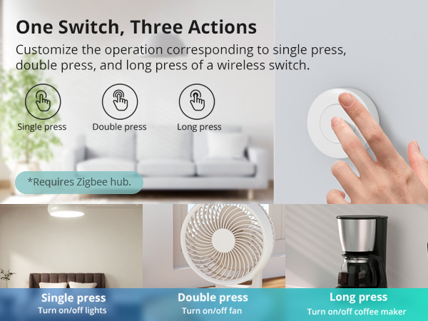 SONOFF SNZB-01P Zigbee Wireless Switch