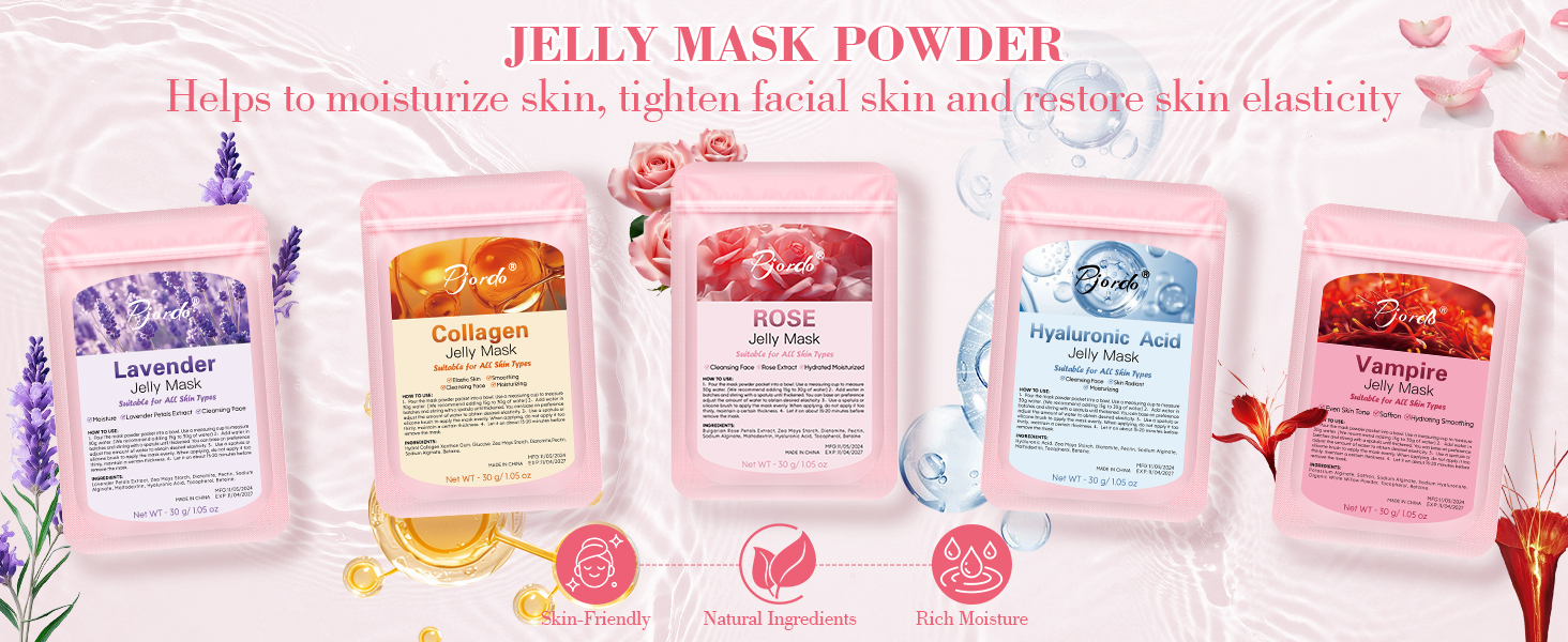 jelly mask powder