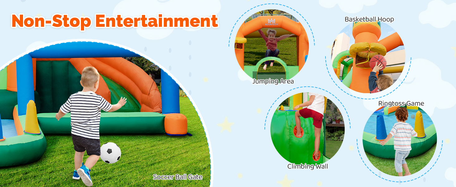 inflatable water slide