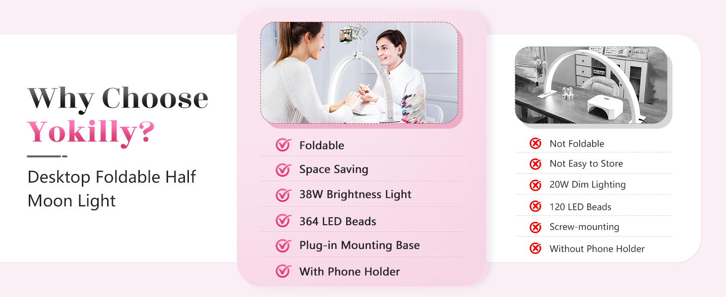 nail table light
