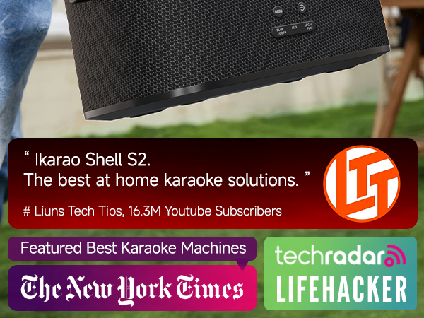 Ikarao Shell S2 Karaoke Machine