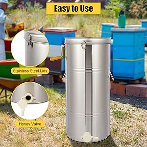 YINZINR Elektrischer Honigschleuder-Separator