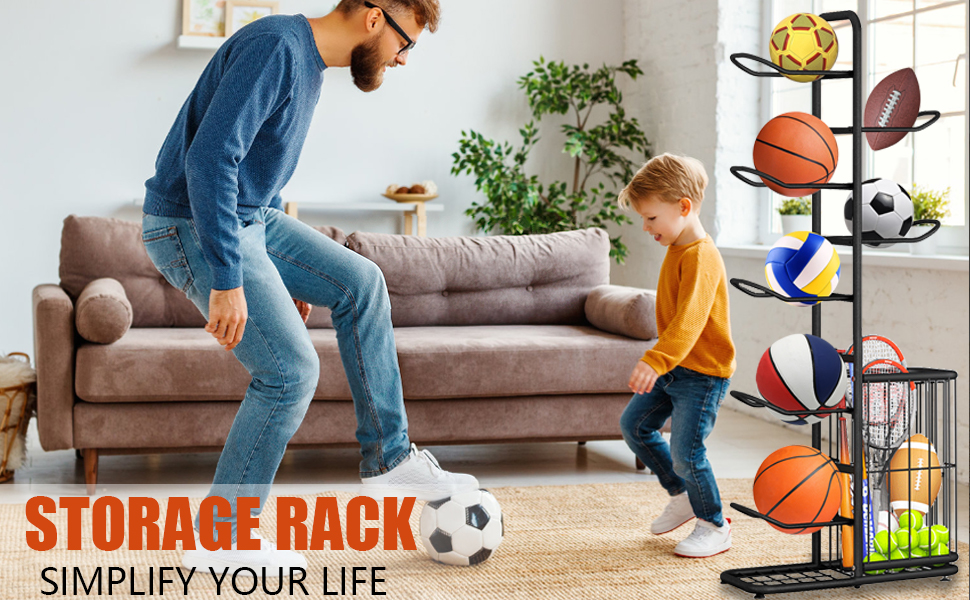 Ball Sports Storage Rack