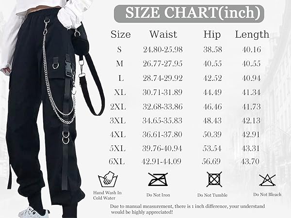 Amazon.com: Kisswow High Waisted Baggy Cargo Pants Women