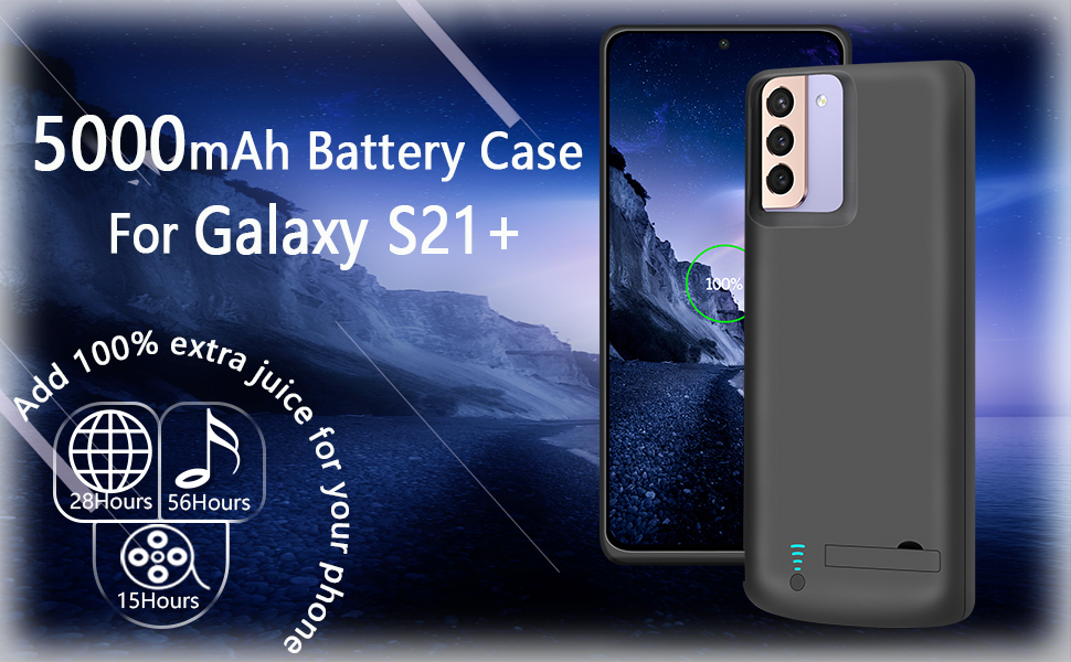 BAHOND Battery Case for Samsung Galaxy S21+ Plus 5G