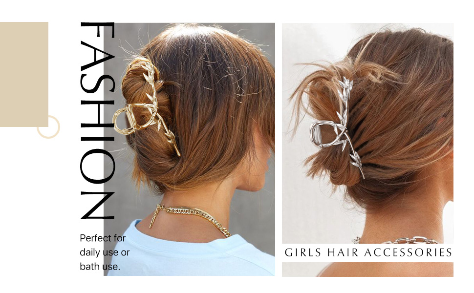 metal alloy hair claw hair accessories for women and girls