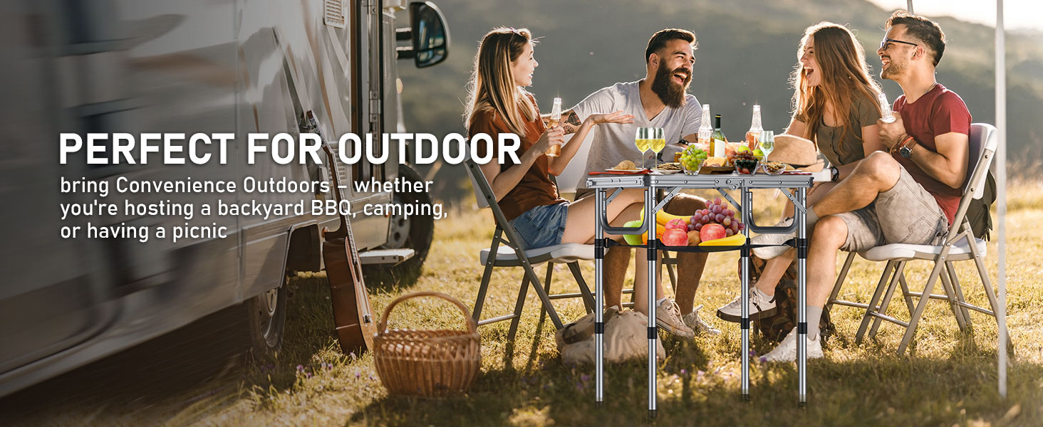 small camping table foldable