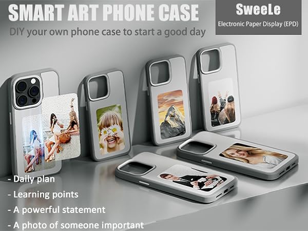 Amazon.com: Digital E-Ink Phone Case for iPhone 15 PRO MAX
