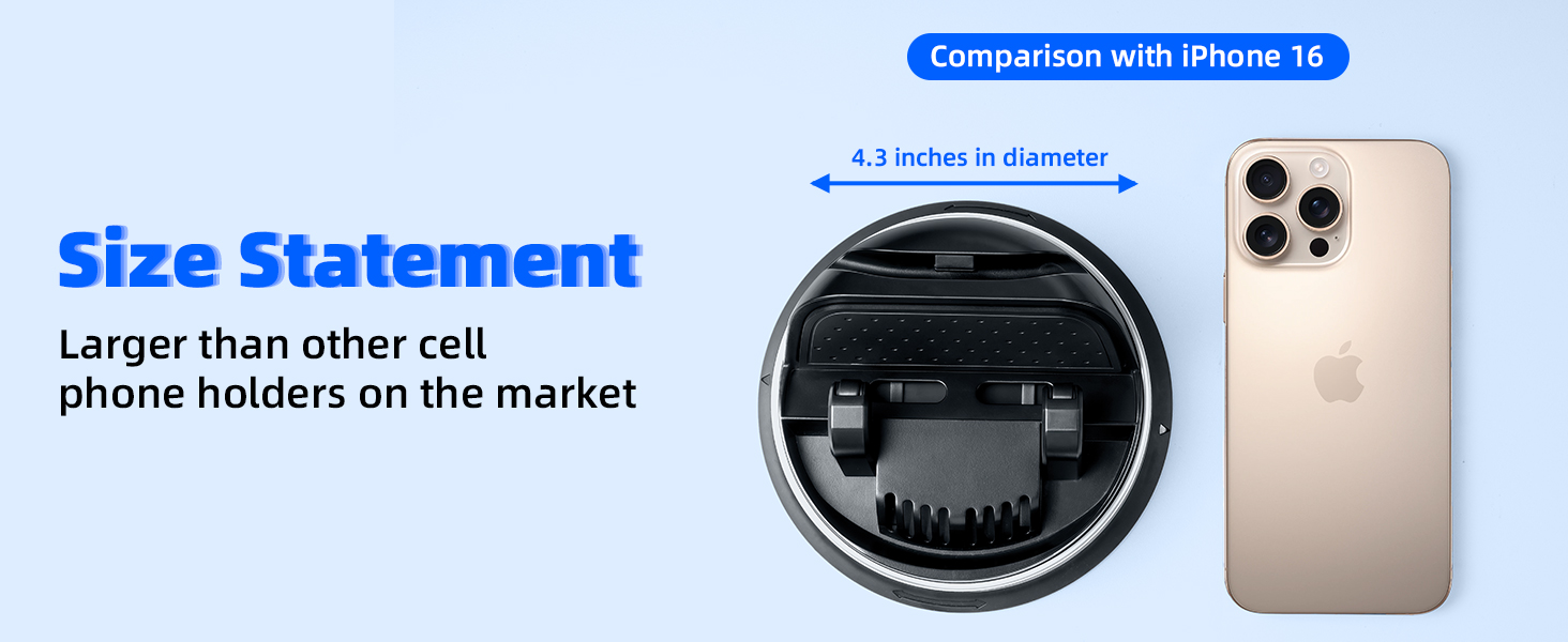 Dash Cell Phone Car Mount, Multifunctional Car Dashboard Mobile