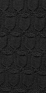 Particolare di sciarpa con cappuccio col. Nero