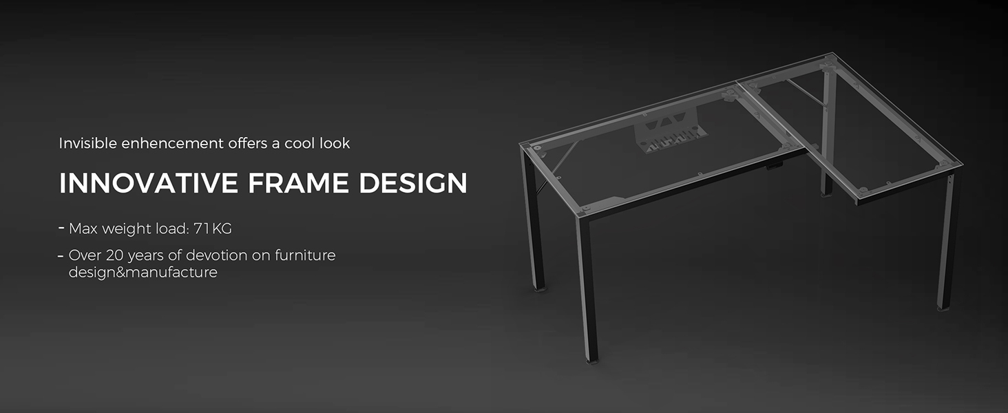 l shape desk