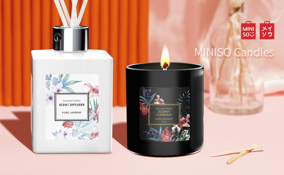 Buy MINISO Scent Diffuser and Scented Candle Wax Candle Home Scented