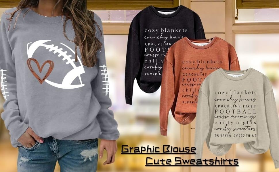 Football Sweatshirts for Women
