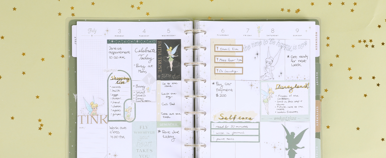 Happy Planner Disney 2023 Daily Planner for July 2023 to June 2024, 12
