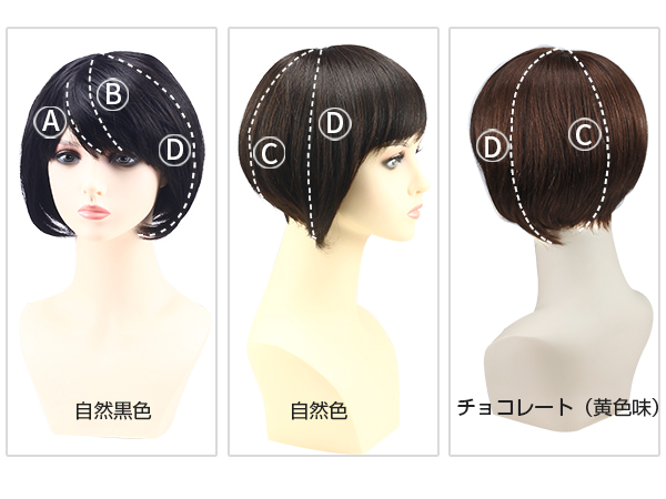 Ｚつむじで自然♡新作フルウィッグ Zつむじで自然♡新作フルウィッグ 全12色 大人 スタイリッシュ