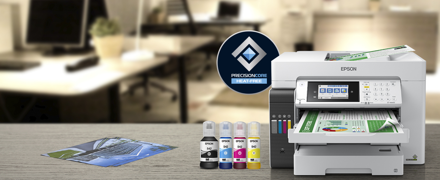 Epson EcoTank Pro ET16600 Wireless WideFormat Color AllinOne