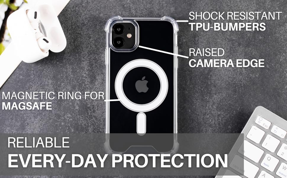 JProtect Case for iPhone SE for MagSafe Case/for iPhone SE 3rd gen 2022