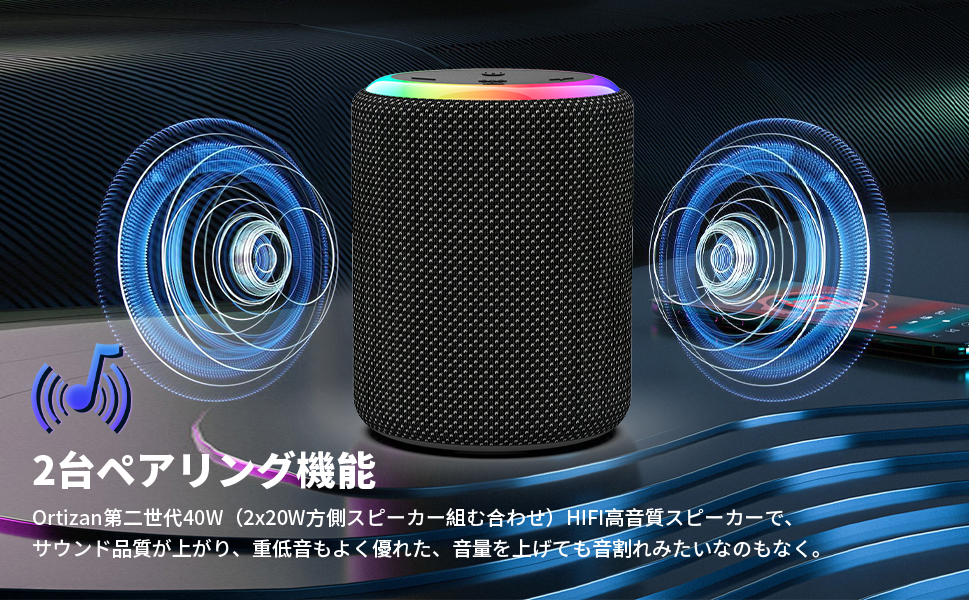 Amazon.co.jp: Bluetoothスピーカー ワイヤレススピーカー 小型