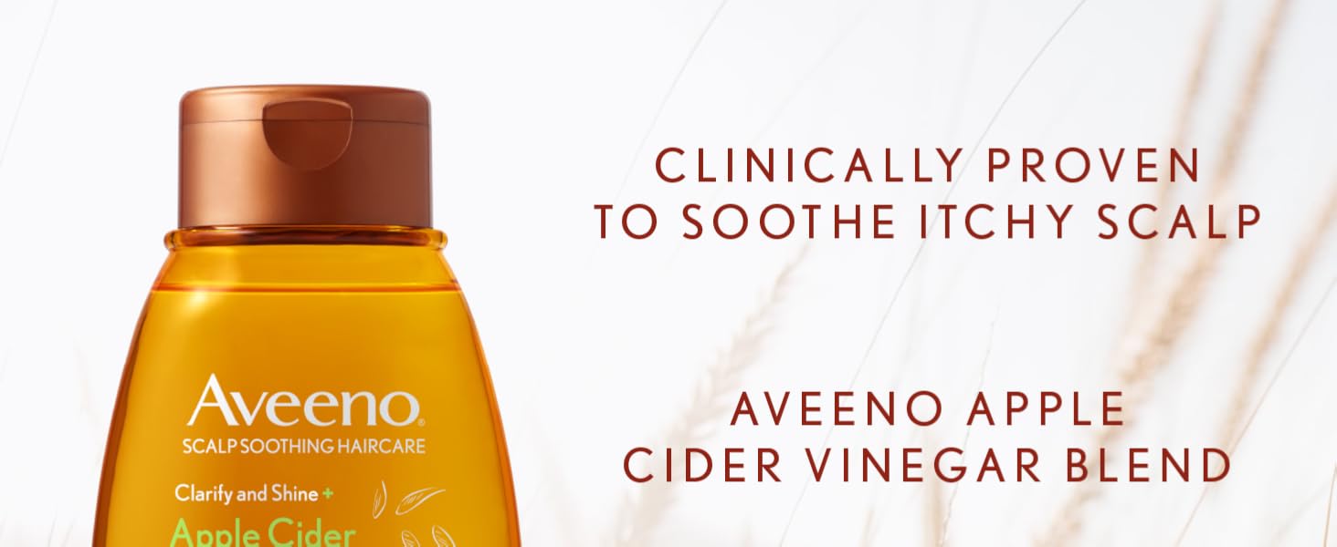 Aveeno Itchy Scalp Soothing & Clarifying Shampoo with Apple Cider