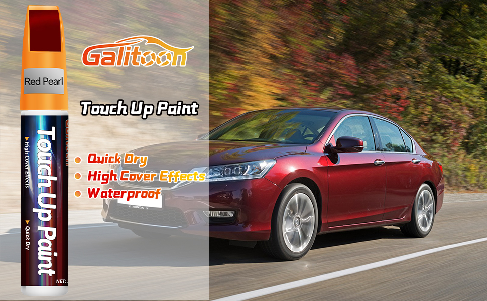 Red Pearl Touch Up Paint Pen for Cars, Car Paint Scratch