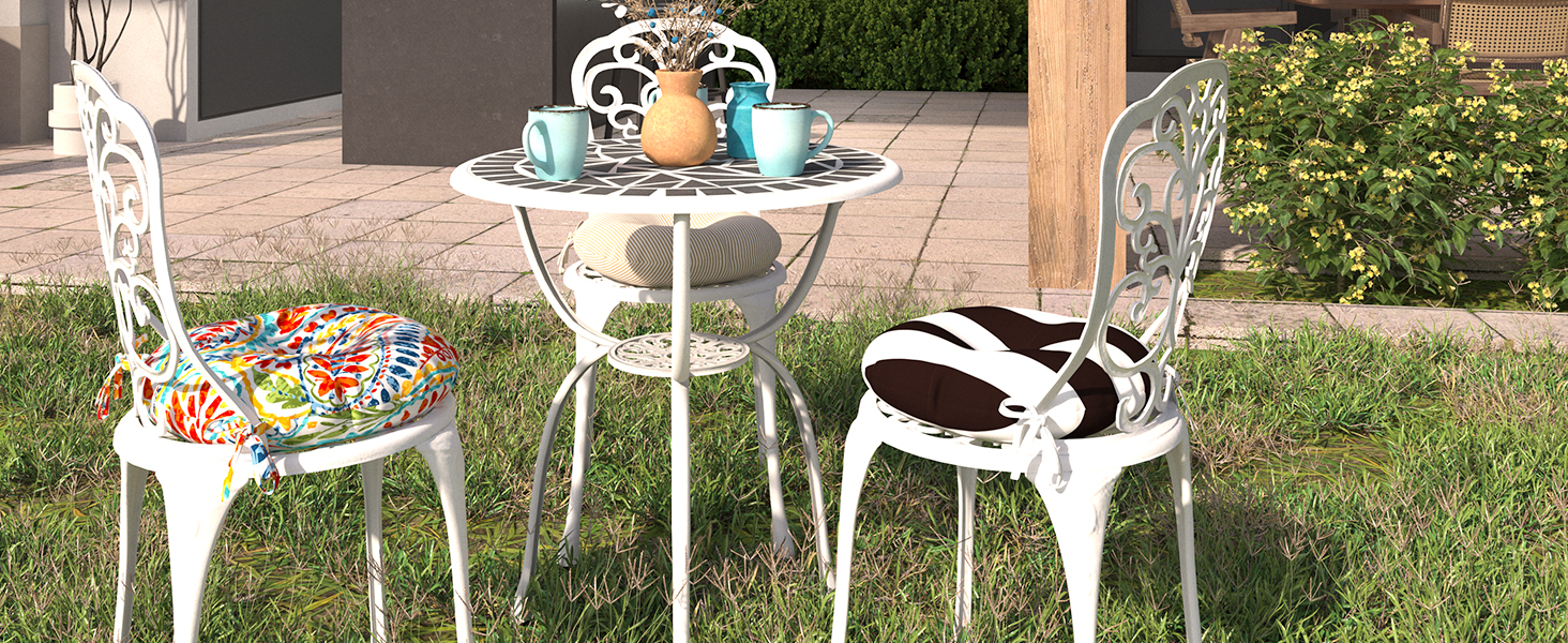 outdoor bistro seat cushions