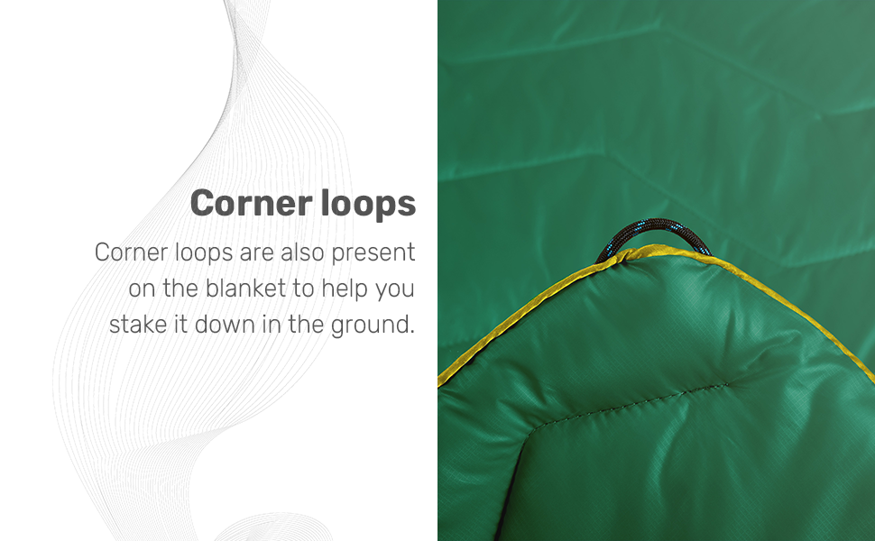 UNIKOME Waterproof Packable Camping Blanket, Lightweight