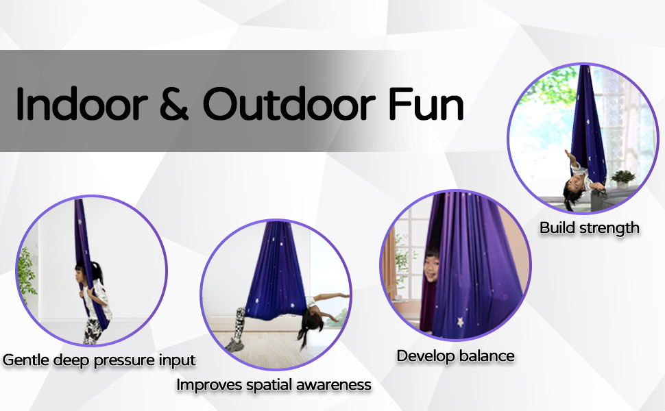 sensory swing purple