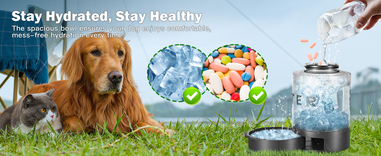 Leak Proof Dog Water Bottle Dog Water Bottle  Dog Water Bottle with Bowl 77oz Dog Water Bottle