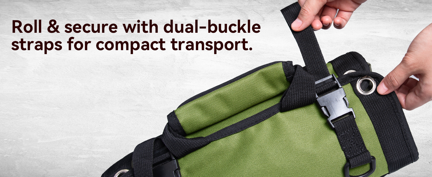 tool roll up bag
