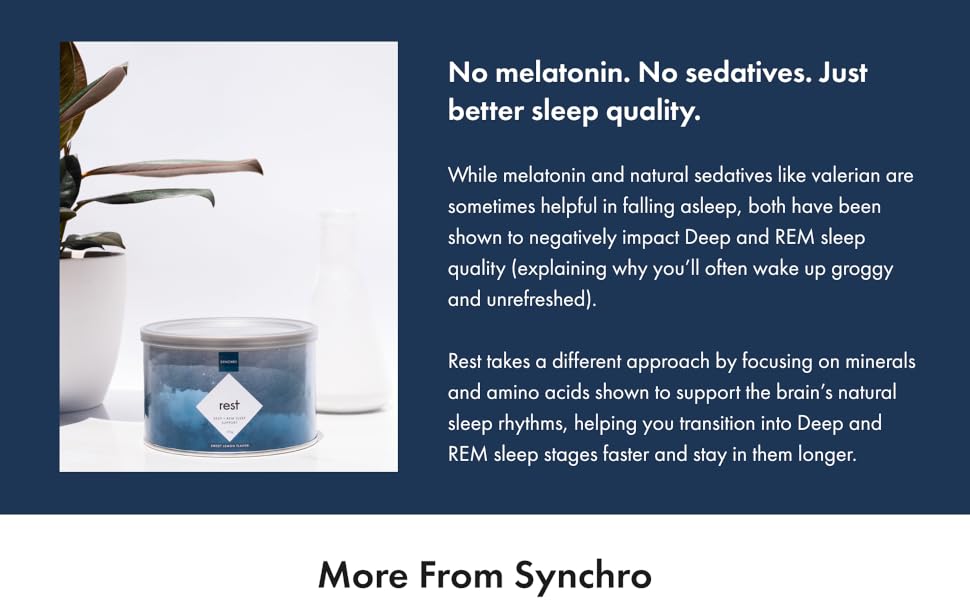 Synchro Rest - Magnesium for sleep, no melatonin