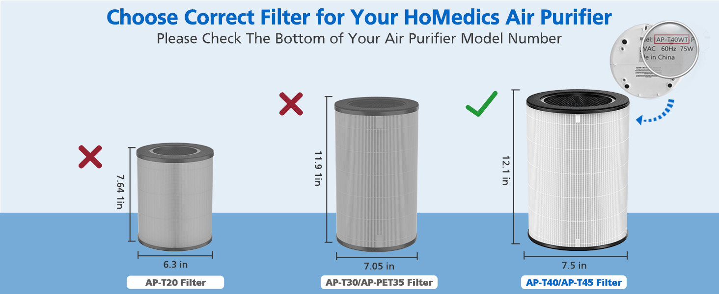 AP-T40/T45 Filter