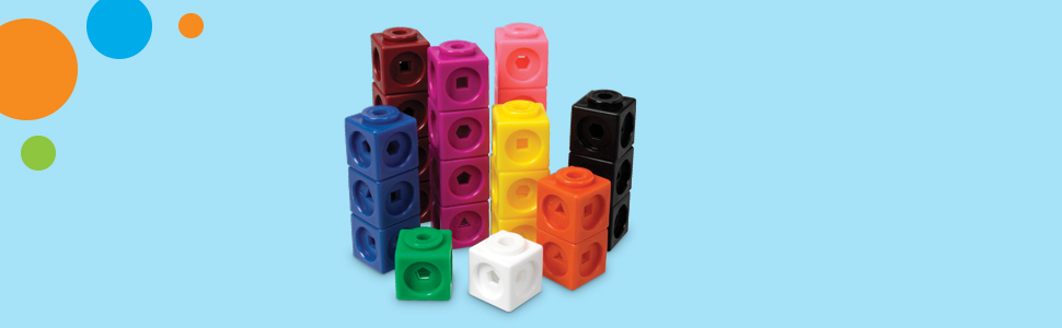 Mathlink Cubes math blocks set of 100